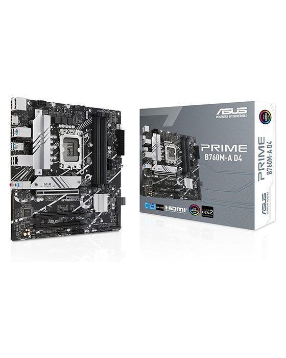 ASUS PRIME B760M-F D4 Motherboard