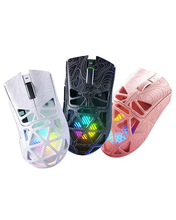 Aula SC620RGB Tri Mode Gaming Mouse (Pink)