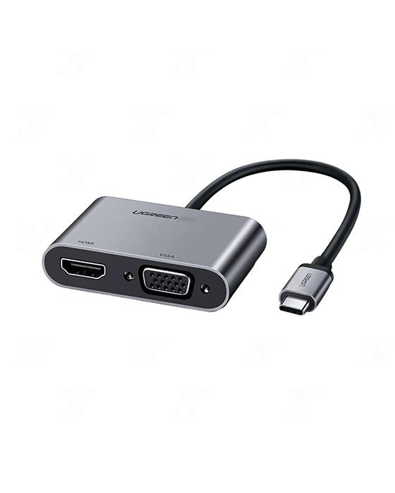 UGREEN USB-C to HDMI VGA USB 3.0 Adapter with PD Charge