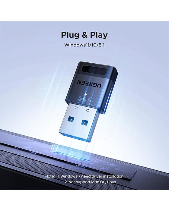 UGREEN USB Bluetooth 6.0 Adapter for PC