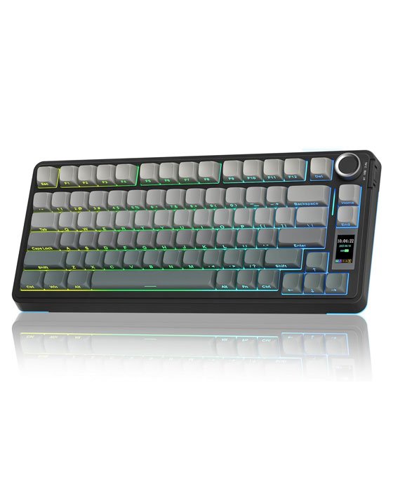 Aula S75 Pro Wireless + Bluetooth HotSwap Mechanical RGB Gaming Keyboard (Gradient Black)