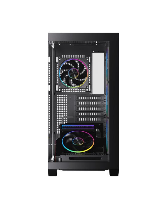 Acegeek Nebula Pro Black (Support ATX MB/Type-C/Included ARGB Fan x 5pcs)