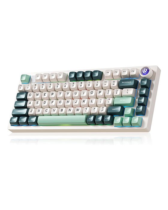 LEOBOG HI75C Pro Gaming Keyboard (Dark Green+White+Green)