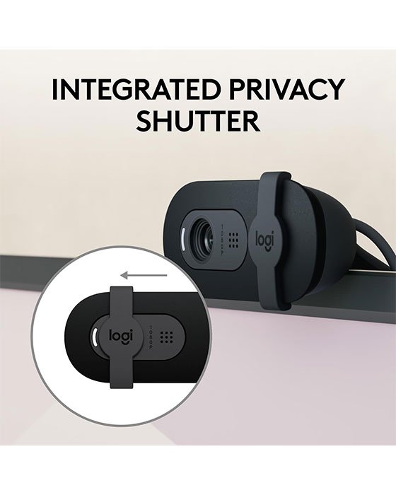 Logitech Brio 100 Black Full HD 1080p Webcam