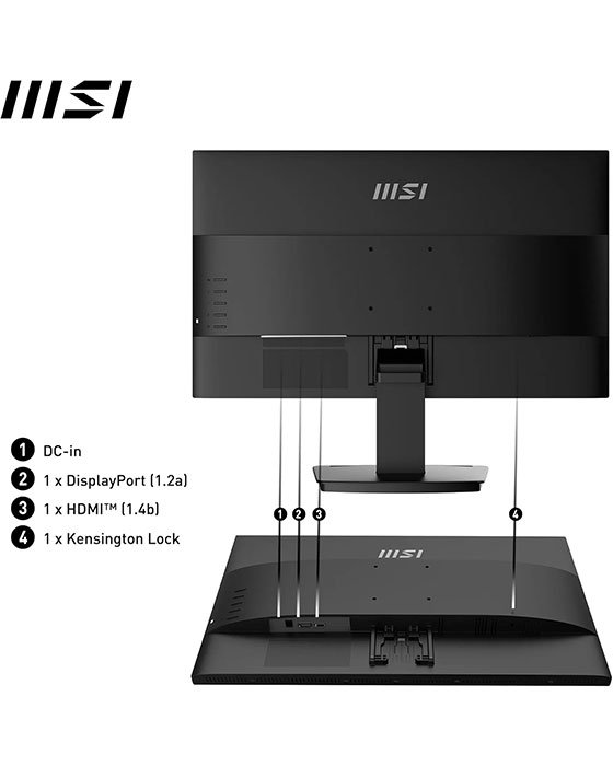 MSI PRO MP2412 23.8 Inch Full HD Office Monitor