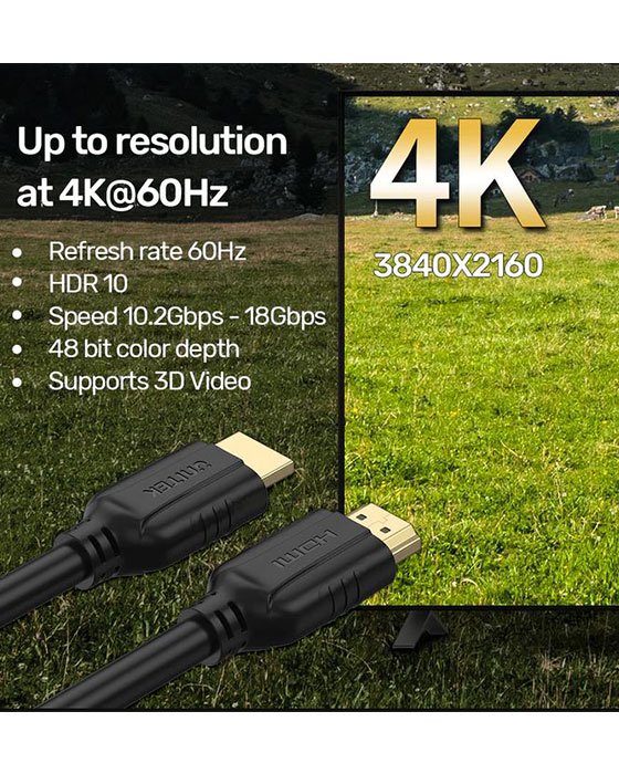 UNITEK 20M 4K 60Hz 2,0 HDMI Cable