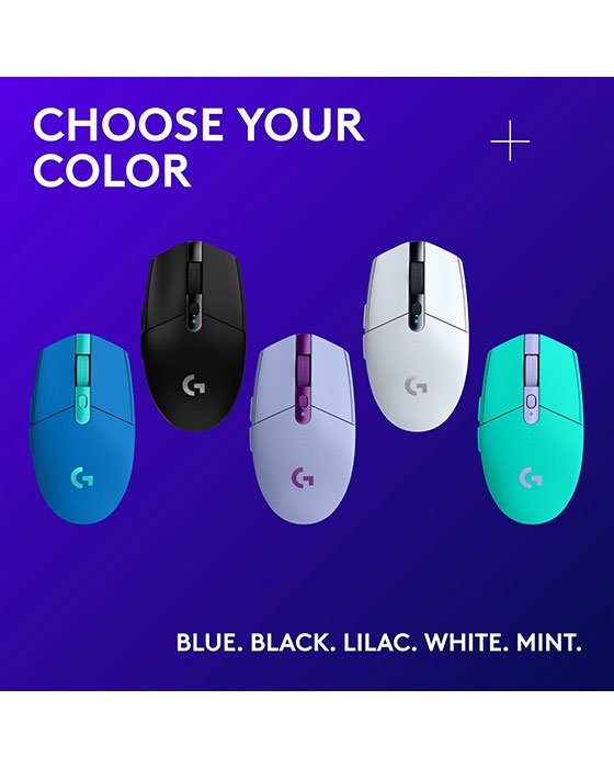 Logitech G305 Lightspeed Wireless Gaming Mouse (Black)