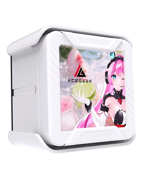 ACEGEEK CRYOSCREEN 360 RGB Liquid Cooler White