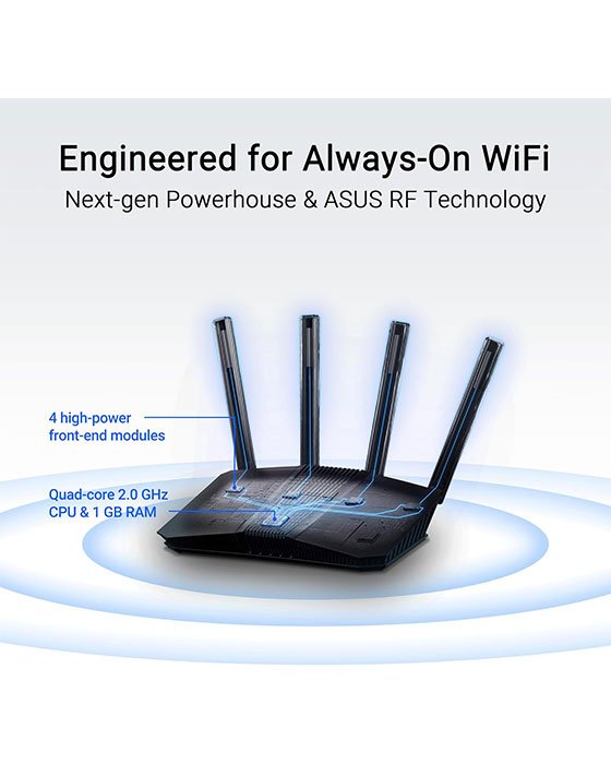 ASUS RT-BE58U WiFi 7 BE3600 AiMesh Extendable Router