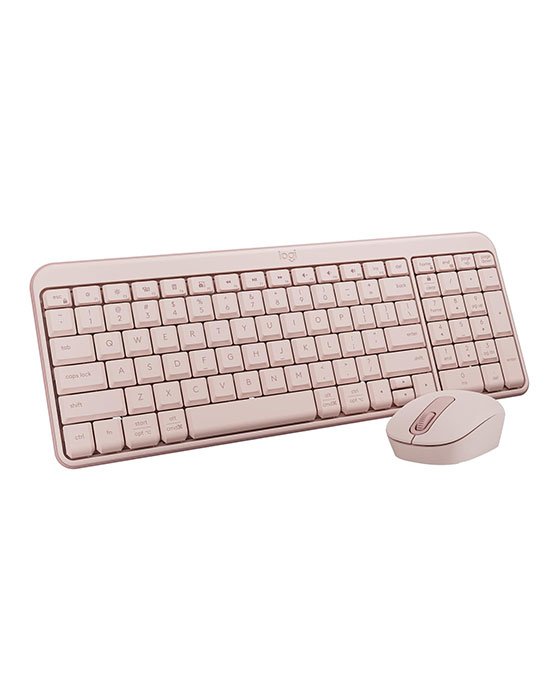 Logitech MK250 Bluetooth Wireless Mouse and Keyboard Combo (Rose)