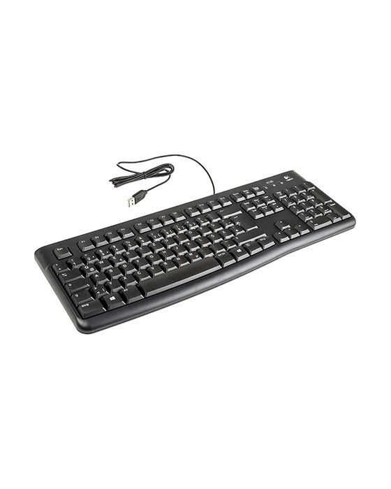 Logitech K120 Wired Keyboard (Black)