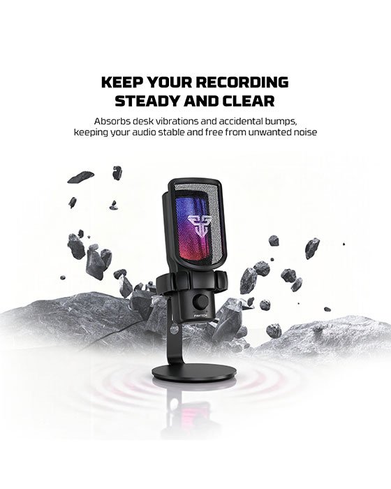 Fantech WMCX01 Leviosa Wave Wireless Condenser Microphone (Black)