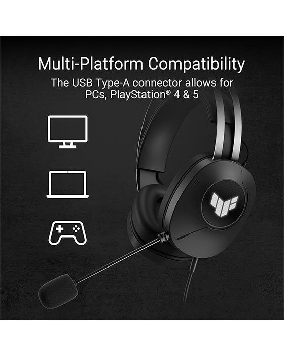 ASUS TUF Gaming H1 Gen II Wired USB-A Gaming Headset