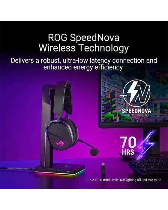 ASUS ROG Pelta Wireless Gaming Headset (BT, 2.4GHz, USB-C)