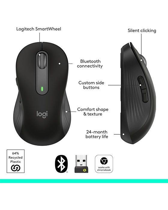 Logitech Signature M650 BT Wireless Mouse