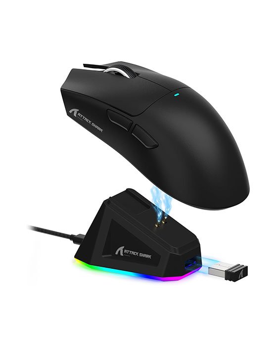 Attack Shark X11 Wireless + Bluetooth Gaming Mouse (Black)
