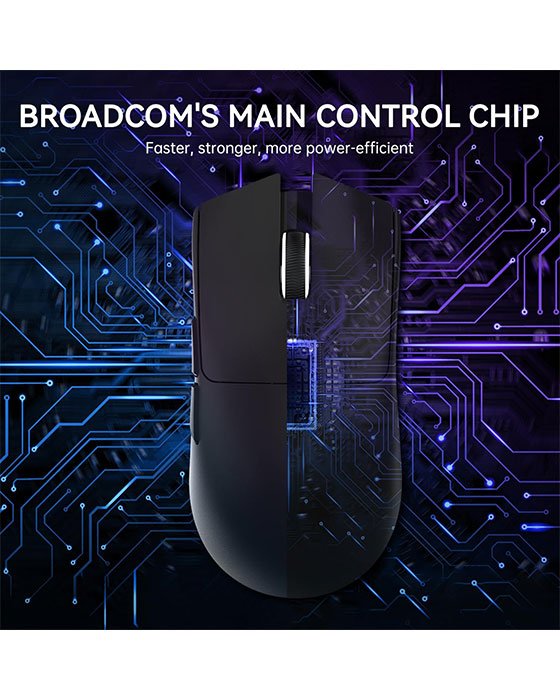 Attack Shark X11 Wireless + Bluetooth Gaming Mouse (Black)