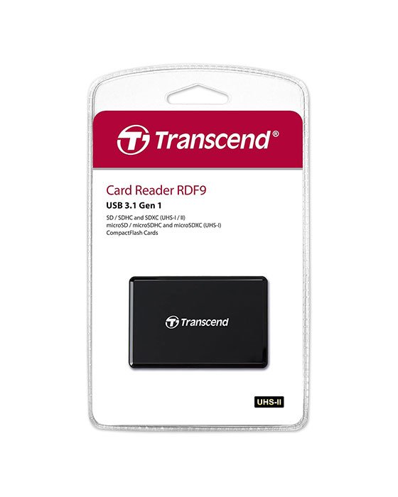 Transcend All-in1 UHS-II Multi Card Reader, USB 3.1 Gen 1