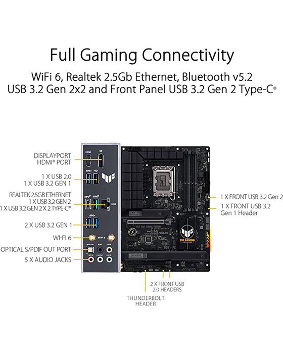 ASUS TUF GAMING B760-PLUS WIFI D4