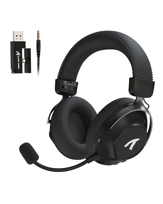 Attack Shark L50 Tri-Mode Wireless Gaming Headset (Black)