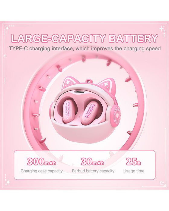 EARBUDS ONIKUMA TX603 Pink Bluetooth