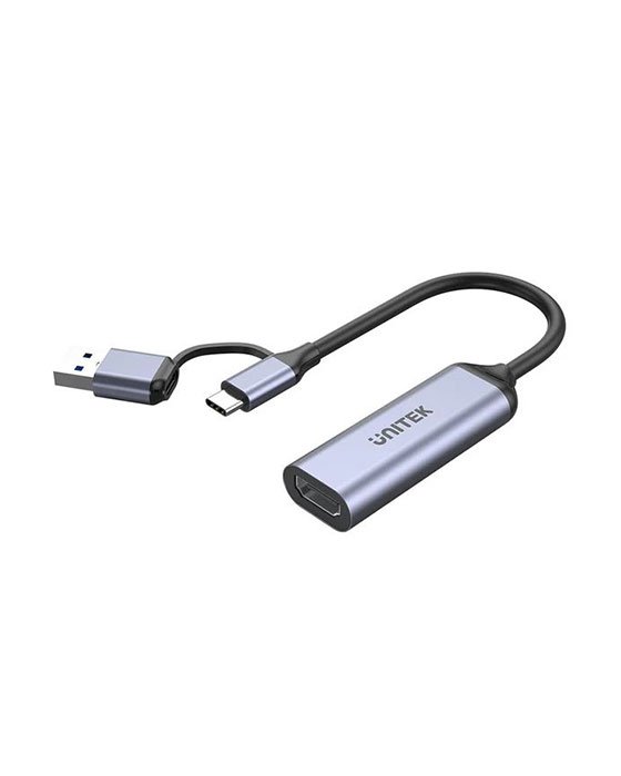 HDMI to USB-C/A Video Capture Card Adapter