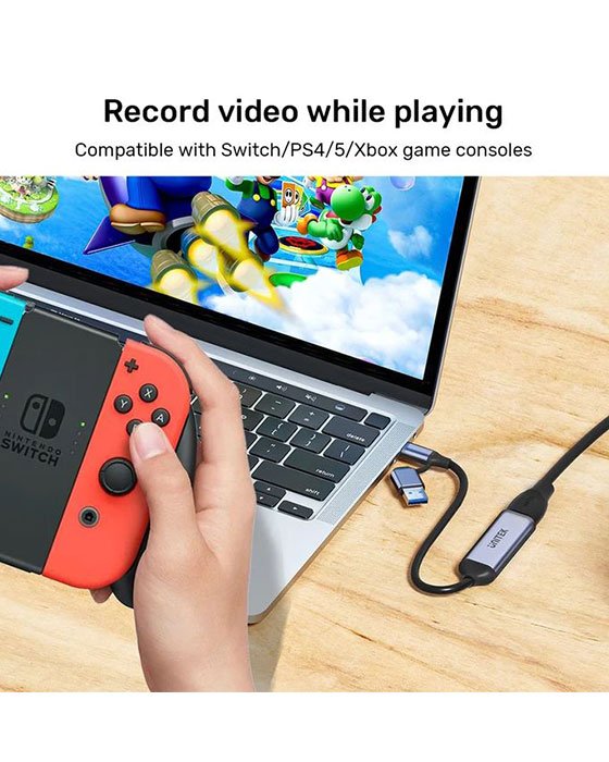 HDMI to USB-C/A Video Capture Card Adapter