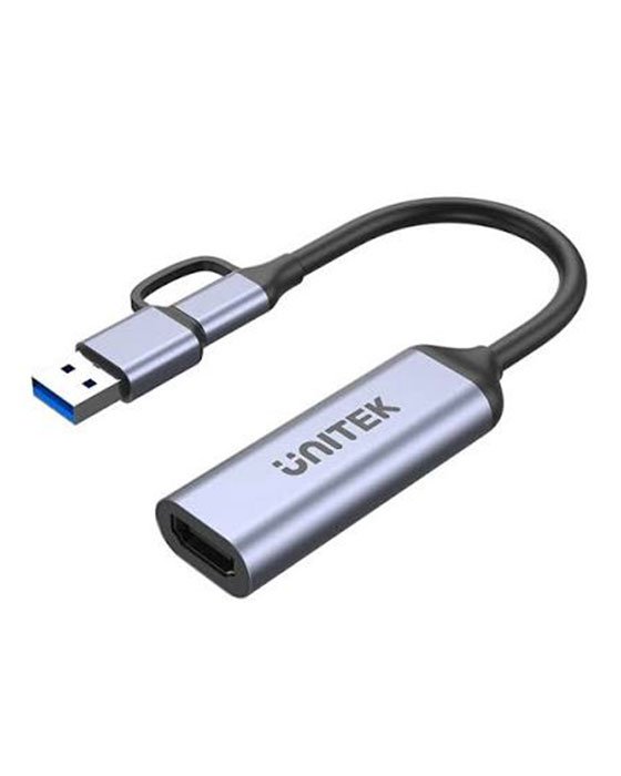 HDMI to USB-C/A Video Capture Card Adapter