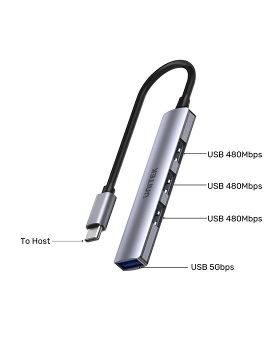 Unitek 4 in 1 USB C Hub Adapter