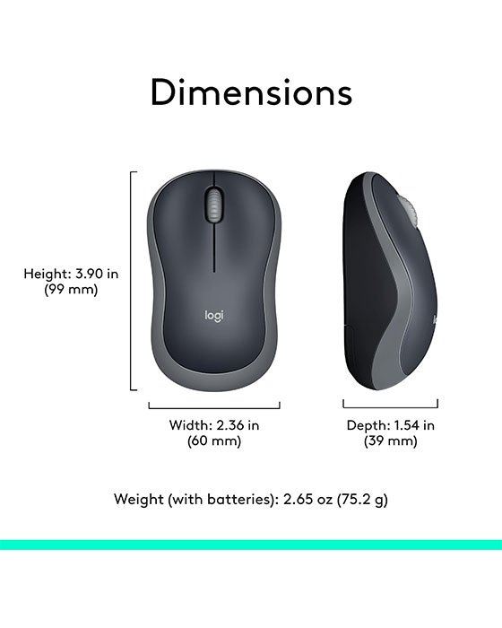 Logitech M185 Wireless Mouse