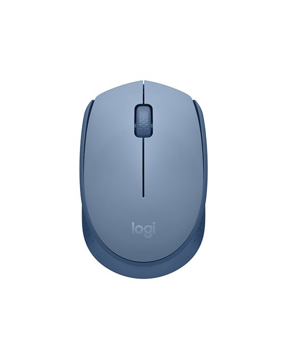 Logitech M171 Wireless Mouse Blue Gray
