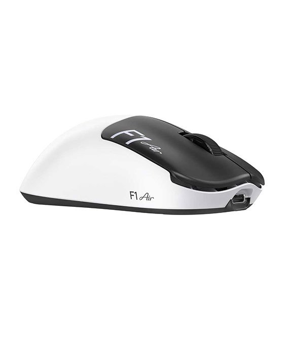 Attack Shark F1 Air Wireless + Bluetooth Gaming Mouse (White)