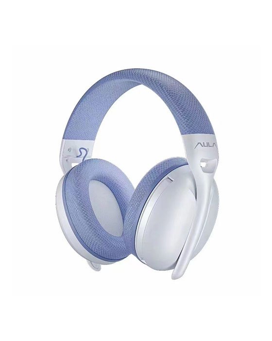 AULA S6 2.4G/BT/wired Earphone Blue Gaming Headset