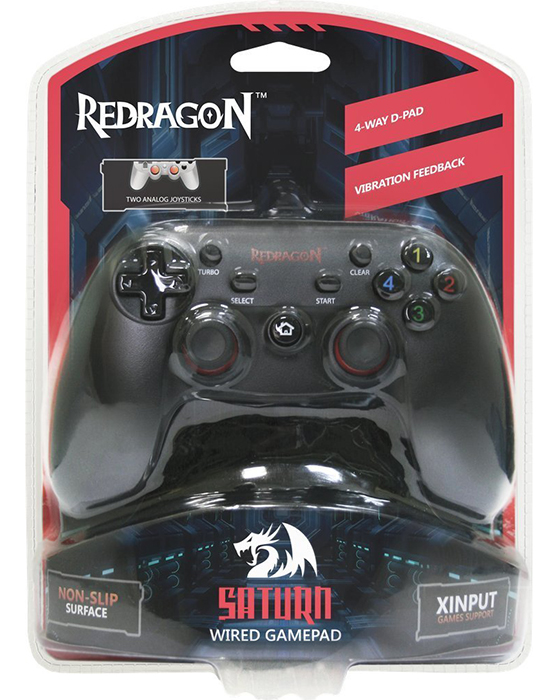 Redragon Saturn G807 Gamepad 4-way hat switch 4-way D-Pad 12 buttons