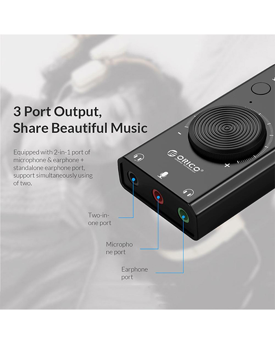 ORICO Multifunction External USB Sound Adapter