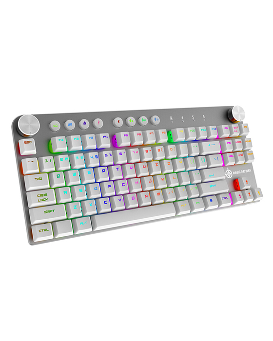MAGIC-REFINER MK11 Bluetooth Mechanical Gaming Keyboard (White)