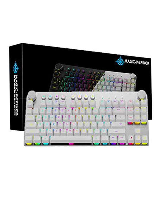 MAGIC-REFINER MK11 Bluetooth Mechanical Gaming Keyboard (White)