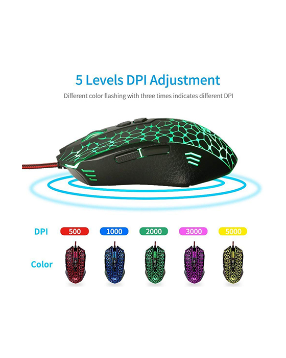 Redragon M716 INQUISITOR RGB | 10000DPI Gaming Mouse