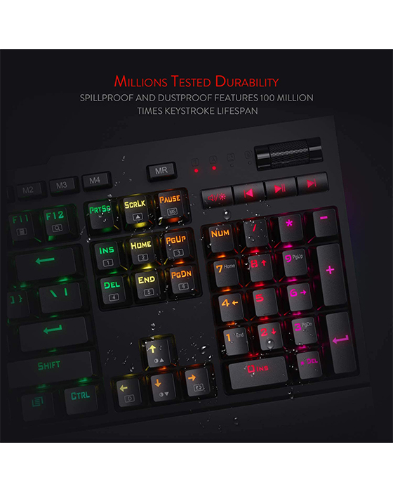 Redragon K586 PRO Brahma RGB Mechanical Gaming Keyboard