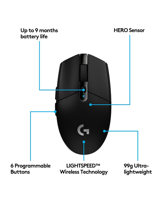 Logitech G304 Lightspeed Wireless Gaming Mouse 