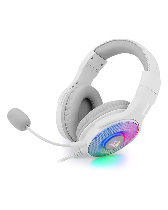 Redragon H350 White Pandora RGB Wired Gaming Headset