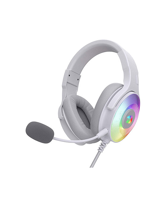 Redragon H350 White Pandora RGB Wired Gaming Headset