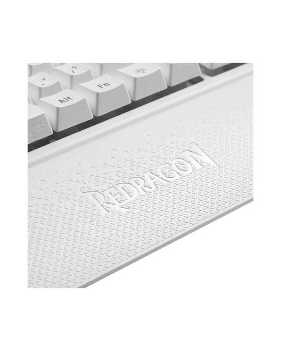 Redragon K512 Shiva White RGB Membrane Gaming Keyboard