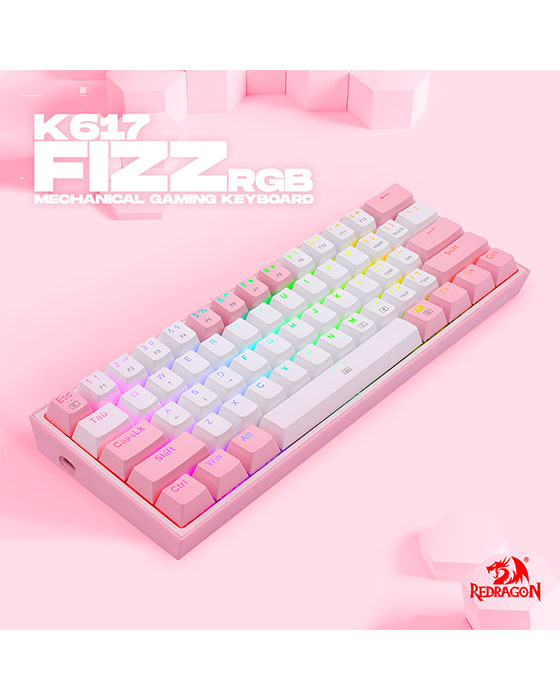 Redragon K616 FIZZ Bluetooth RGB Gaming Keyboard