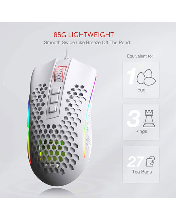 Redragon M808 Storm Lightweight RGB Gaming Mouse