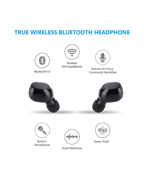 Fantech Wave 12 True Wireless Earbug TW12 Black