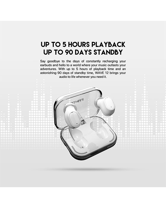 Fantech Wave 12 True Wireless Earbug TW12 White