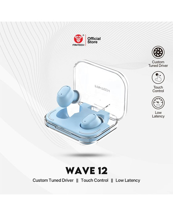 Fantech Wave 12 True Wireless Earbug TW12 Sky blue