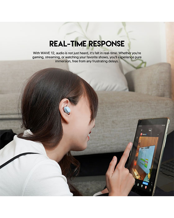 Fantech Wave 12 True Wireless Earbug TW12 Sky blue