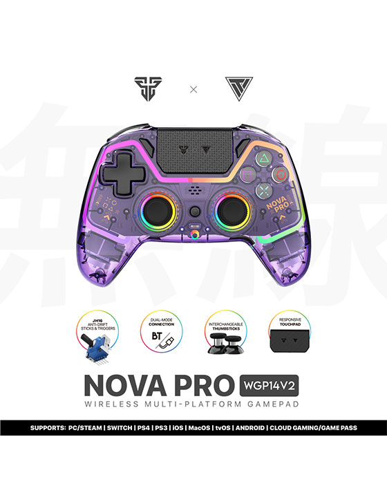 Fantech WGP14 v2 NOVA Pro Multi Platform Gamepad PURPLE